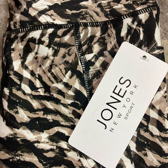 NWT Animal Print Jones New York Active Leggings - Picture 6 of 12